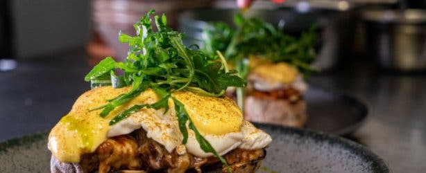 Pear Tree Eggs Benedict