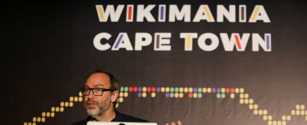 Jimmy Wales Wikimania Cape Town
