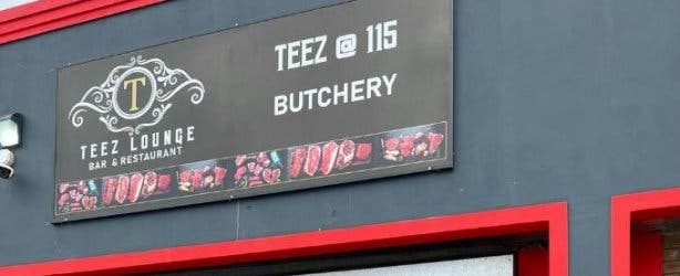 Teez @ 115 sign