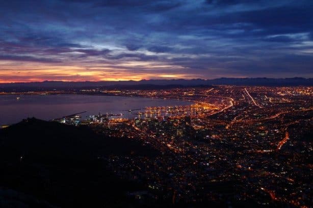 Cape Town by night