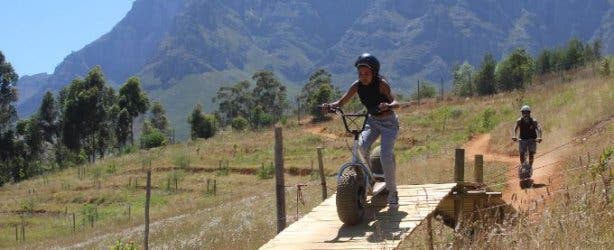 Scootours Banhoek vineyards