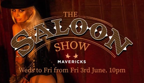Mavericks Saloon Show poster