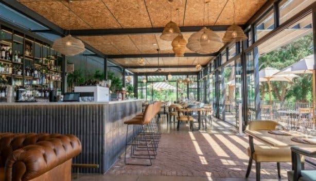 Stoep at Laborie greenhouse-style eatery