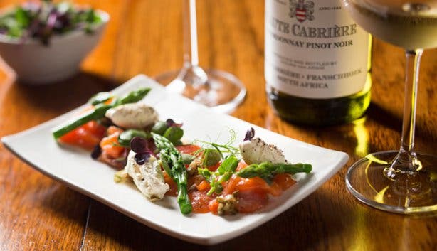 Haute Cabriere Chardonnay Pinot Noir and Food