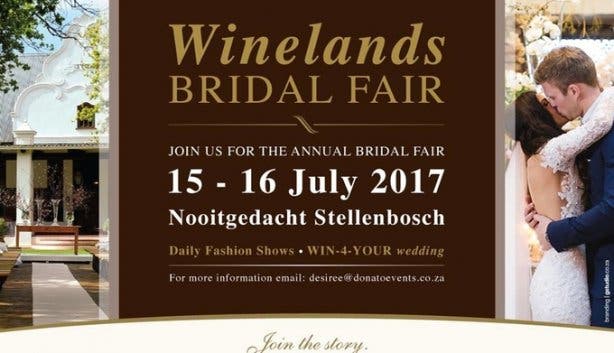2017 Winelands Bridal Fair Stellenbosch