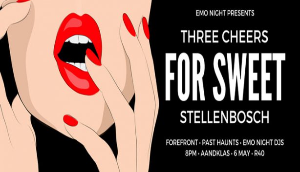 Emo Night presents Three Cheers for Sweet Stellenbosch