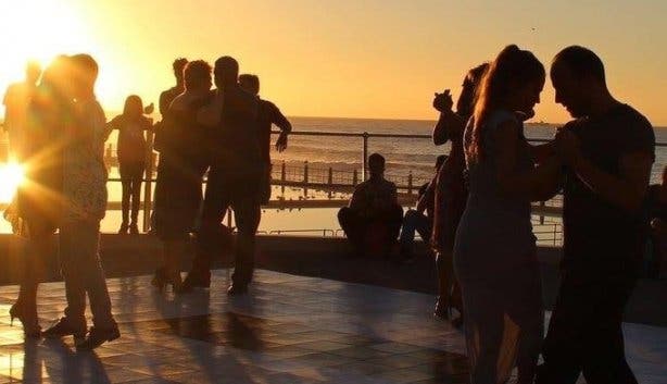 Sunset Tango on the Promenade