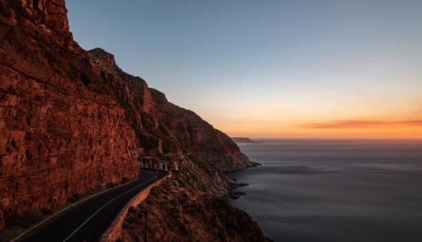 Chapmans Peak 100 sunset