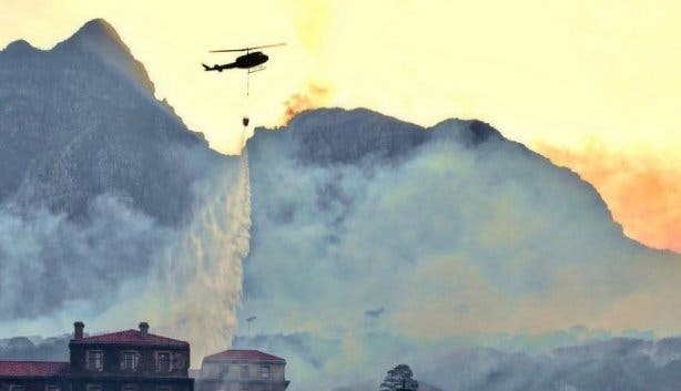 Rhodes Memorial Fire 