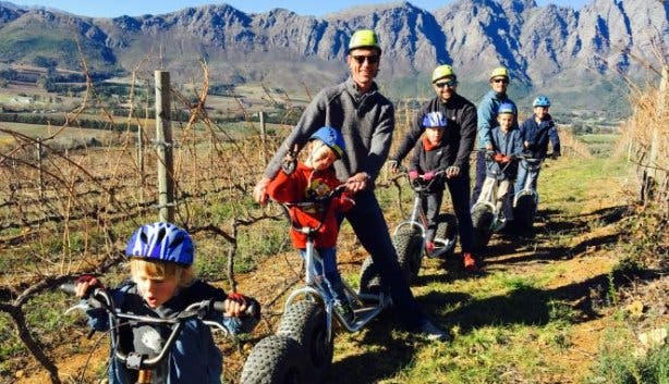 Scootours Franschhoek kids party