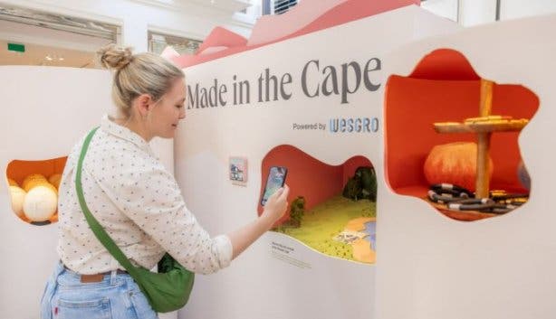 Made in the Cape Market interactive pop up store
