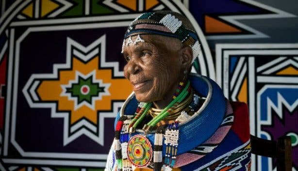 Esther Mahlangu Cape Town exhibition