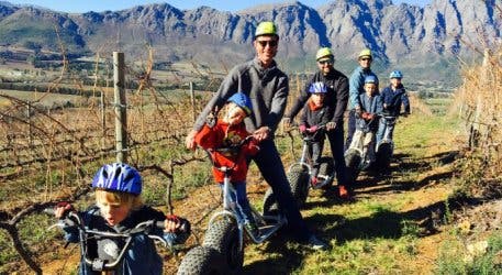 Scootours Franschhoek kids party