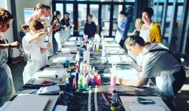'Get messy with paint and create abstract artworks - 2025'